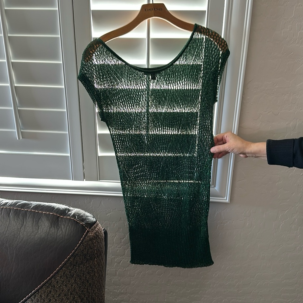 Bebe green dress